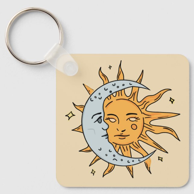 Sun and Moon Key Ring (Front)