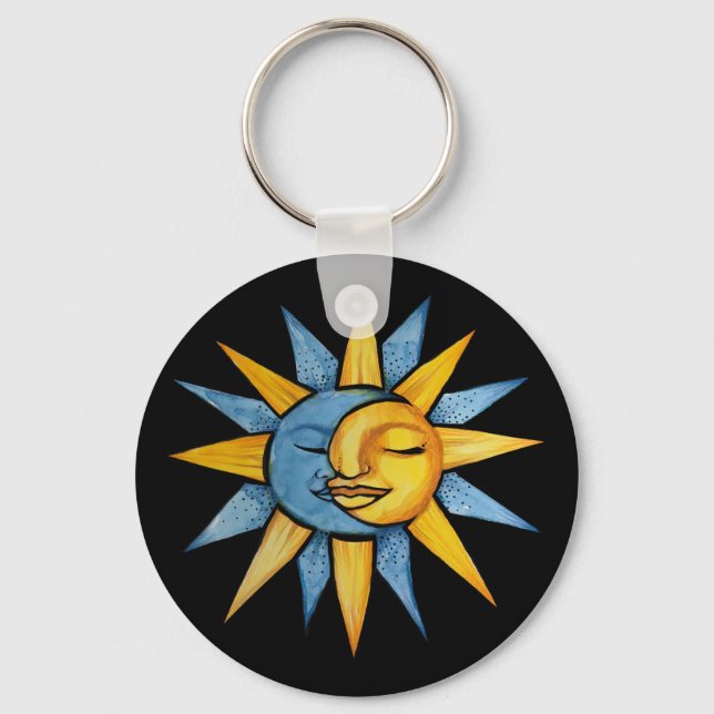 Sun and Moon                                       Key Ring (Front)