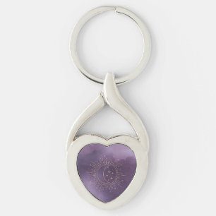 Sun and Moon Key Ring