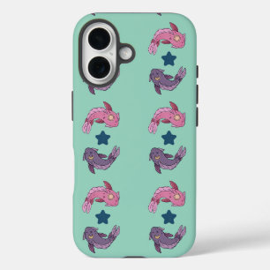 Sun and Moon Koi Fish Celestial Pisces Art iPhone 16 Case