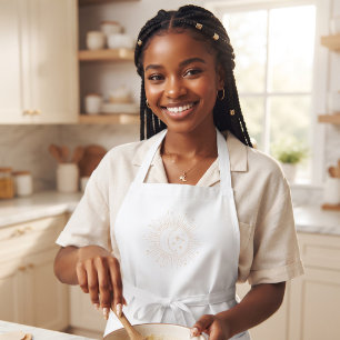 Sun and Moon Long Apron