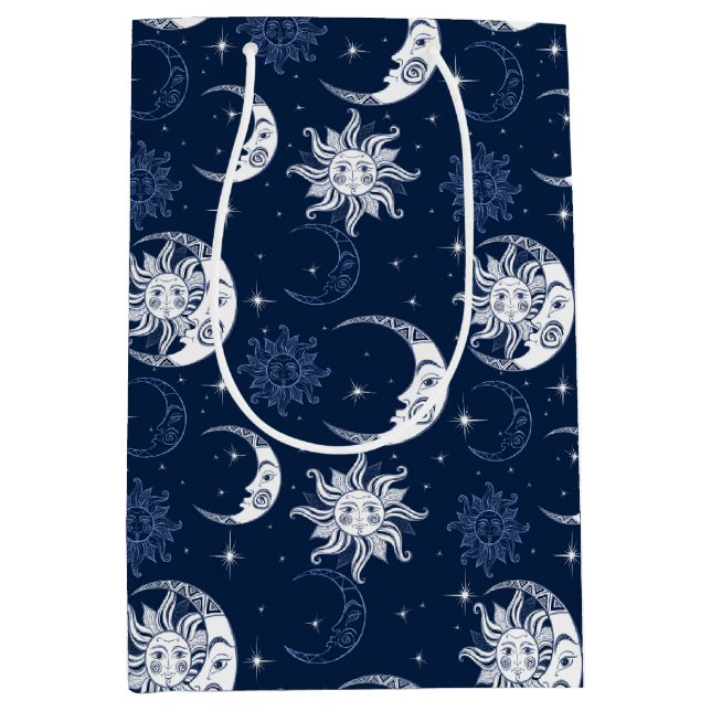 Sun and Moon  Medium Gift Bag (Front)