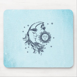 Sun and Moon Mouse Mat