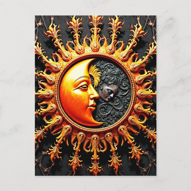Sun and Moon Postcard (Front)