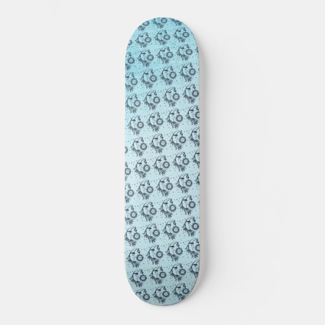 Sun and Moon Skateboard (Front)