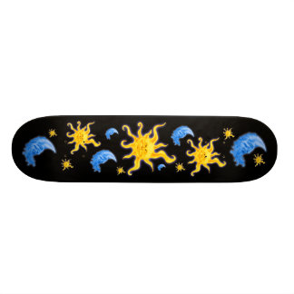 Sun and Moon Skateboard