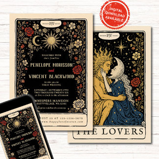 Sun and Moon | Tarot Wedding Invitation