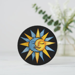 Sun and Moon                                       Thank You Card