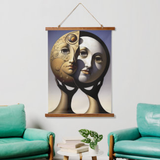 Sun and Moon Wall Tapestry
