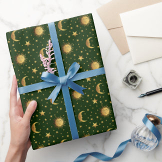 Sun and Moon Wrapping Paper