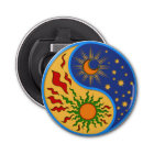 Sun and Moon Yin Yang Colourful