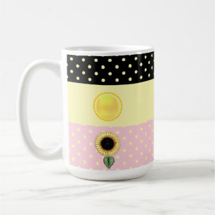Sun and Polka Dots Coffee Mug