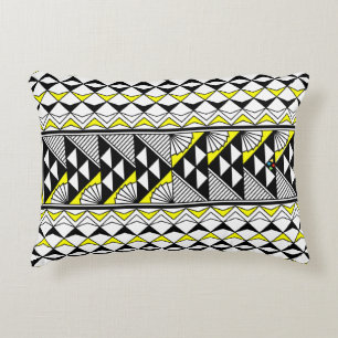 Sun and Rain in Yellow Decorative Cushion