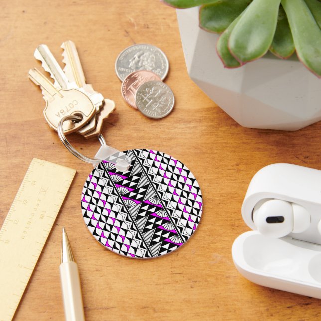 Sun and Rain - Pink -  Key Ring (Desk)