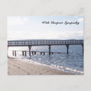 Sun and Sea Bible Verse Sympathy Card
