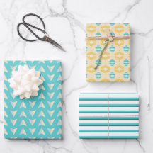 Sun and Sea Series 4 Set of Wrapping Paper
