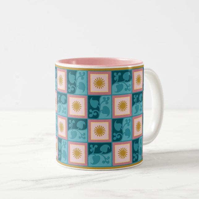 Sun and Shade Two-Tone Coffee Mug (Front Right)