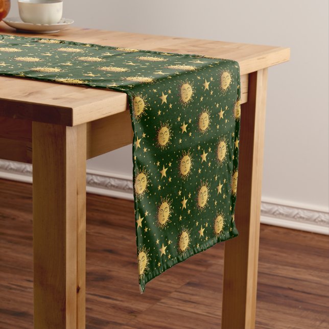 Sun and Stars Short Table Runner (In Situ)