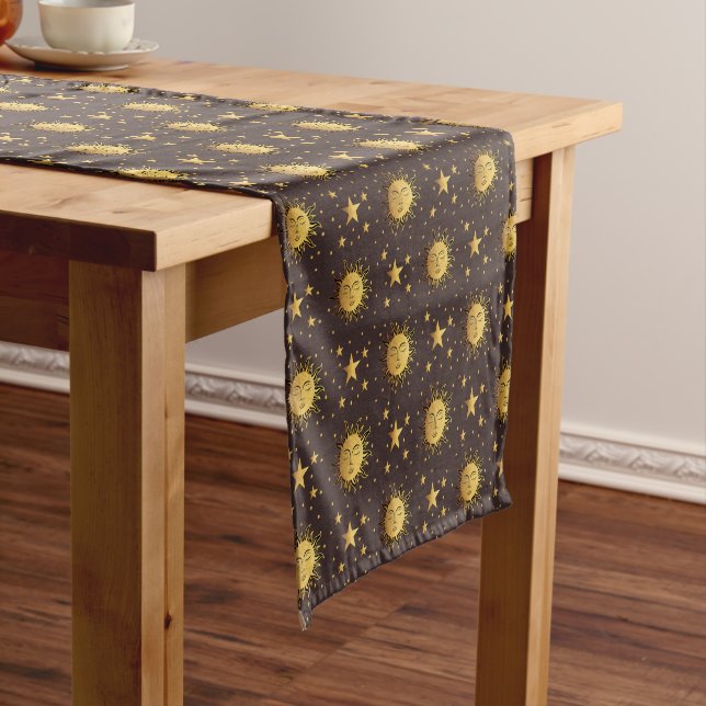 Sun and Stars Short Table Runner (In Situ)