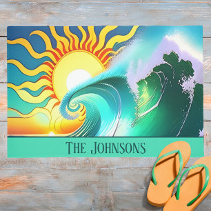 Sun and Surf Signature  Doormat