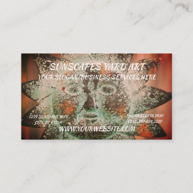 SUN ART BUSINESS CARD (Front)