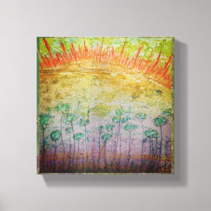 Sun Awakening Canvas Print