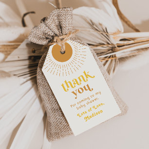 Sun Baby Shower Favor Tag   Sun Shower