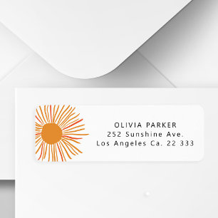 Sun baby shower here comes the son return address