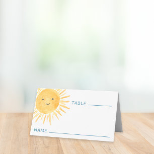 Sun Baby Shower Place Card