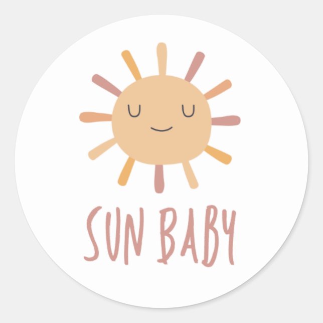 Sun Baby Sticker (Front)