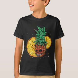 Sun Beach 2022 Skeleton Pineapple Fruit Tropical S T-Shirt