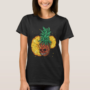 Sun Beach 2022 Skeleton Pineapple Fruit Tropical S T-Shirt