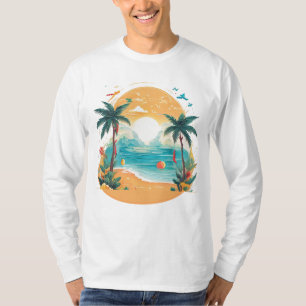 Sun Beach palm tree T-Shirt