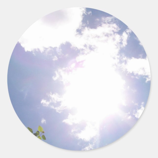 Sun Beam and Clouds Stickers (Front)