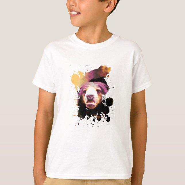 Sun Bear Art T-Shirt (Front)