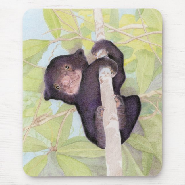 Sun Bear Cub Mousepad (Front)