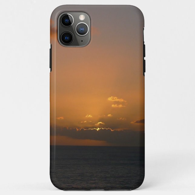 Sun Behind Clouds II Seascape Case-Mate iPhone Case (Back)
