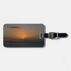 Sun Behind Clouds II Seascape Luggage Tag