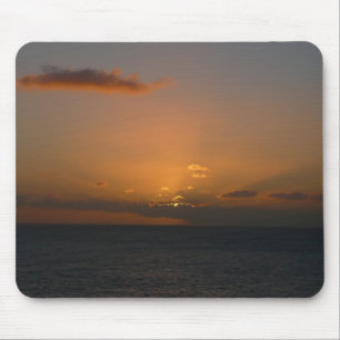 Sun Behind Clouds II Seascape Mouse Mat