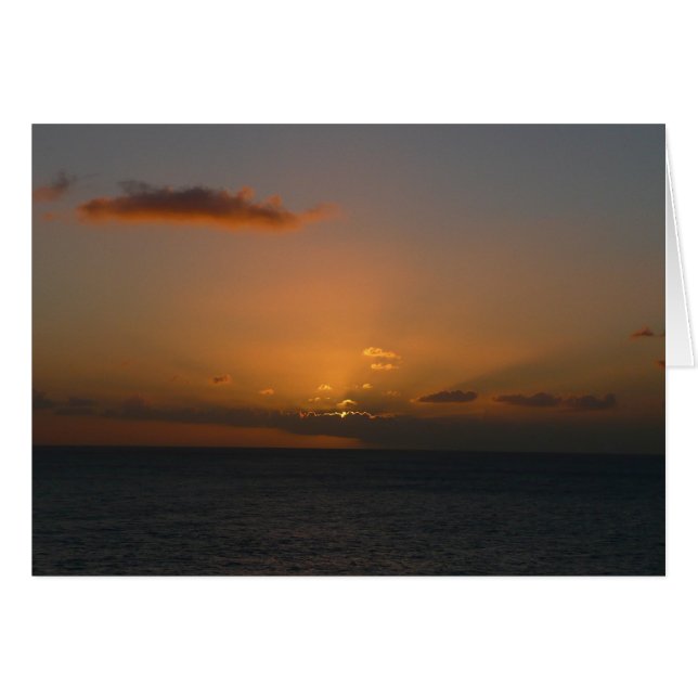 Sun Behind Clouds II Seascape Photography (Front Horizontal)