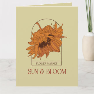 Sun & Bloom Card