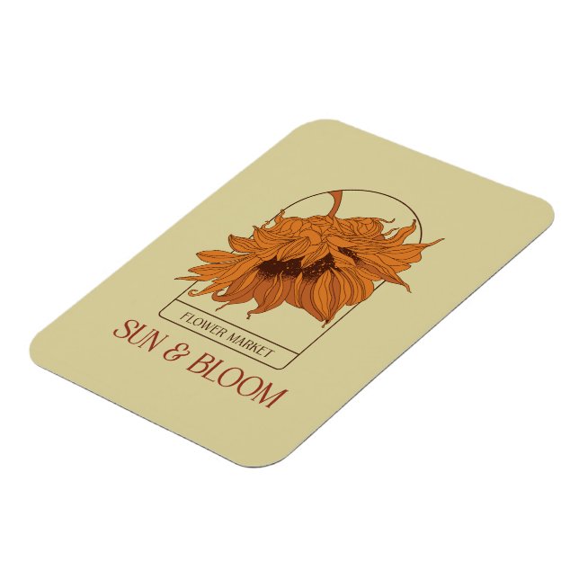 Sun & Bloom Magnet (Left Side)