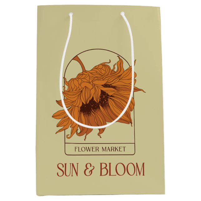 Sun & Bloom Medium Gift Bag (Front)