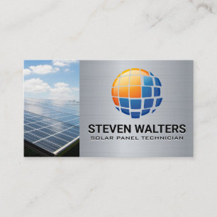 Sun Blueprints   Solar Panel   Energy Tech Business Card