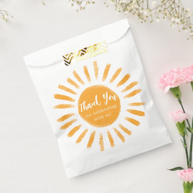 Sun Boho Sunshine Baby Shower Favour Favour Bags (Sealed)