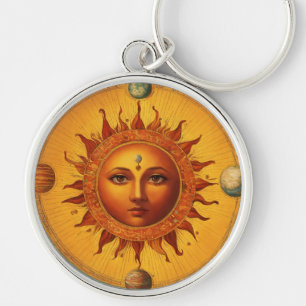 Sun bright  key ring
