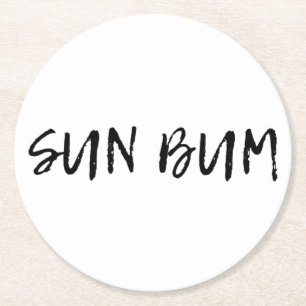 Sun Bum Round Paper Coaster