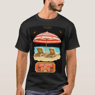 sun burns summer beach T-Shirt