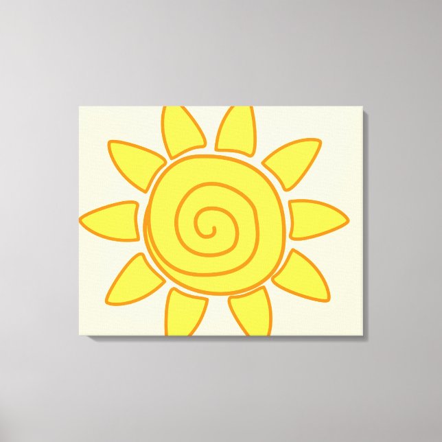 Sun Canvas Print (Front)