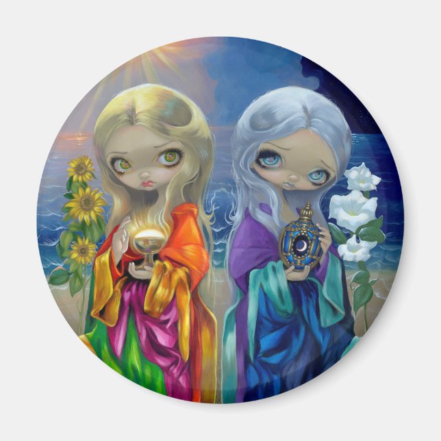 "Sun Child and Moon Child" Magnet (Front)